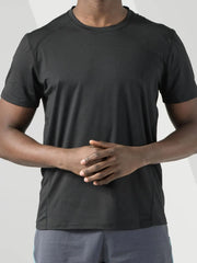 Men's Plus Size Round Neck Short Sleeve Active T-Shirt