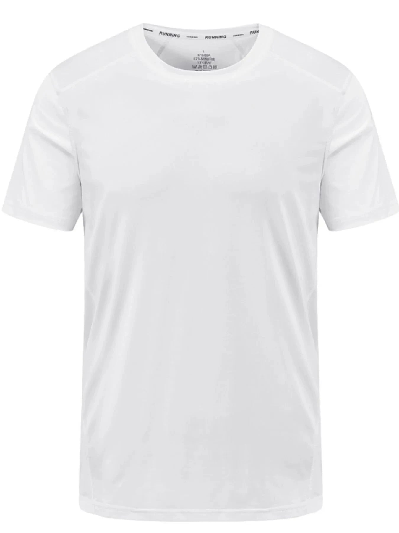 Men's Plus Size Round Neck Short Sleeve Active T-Shirt