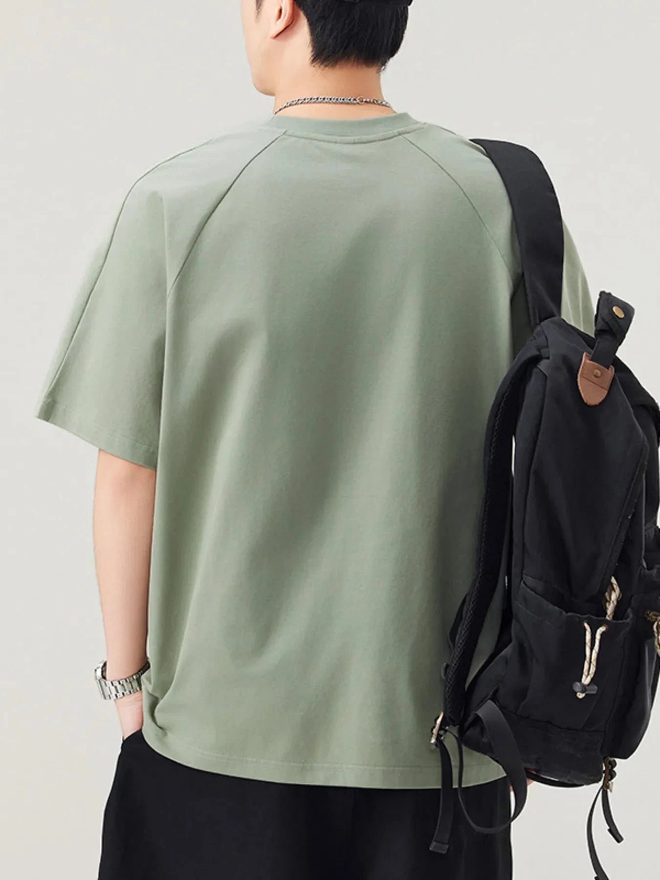 Men's Plus Size Round Neck Short Sleeve T-Shirt