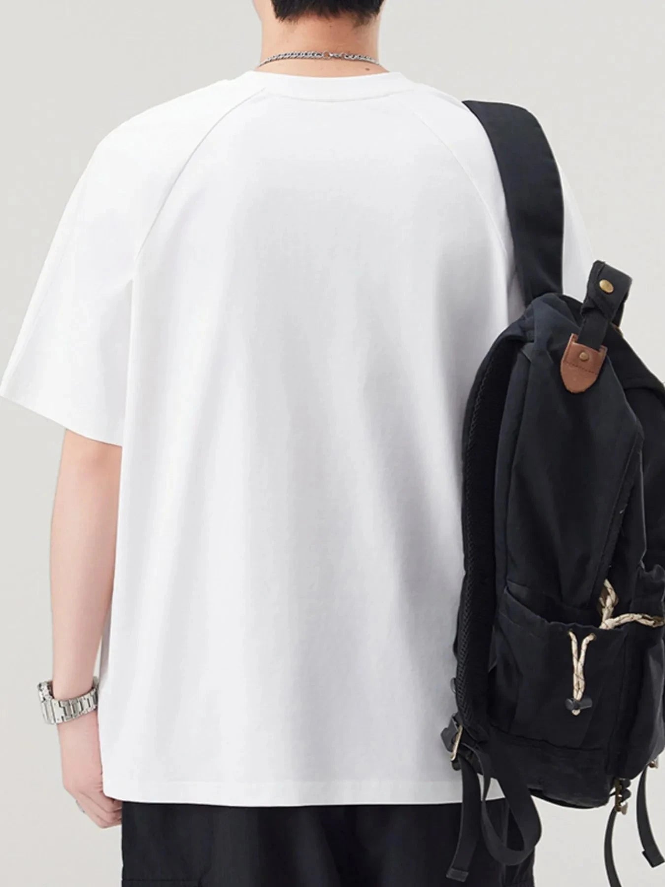 Men's Plus Size Round Neck Short Sleeve T-Shirt