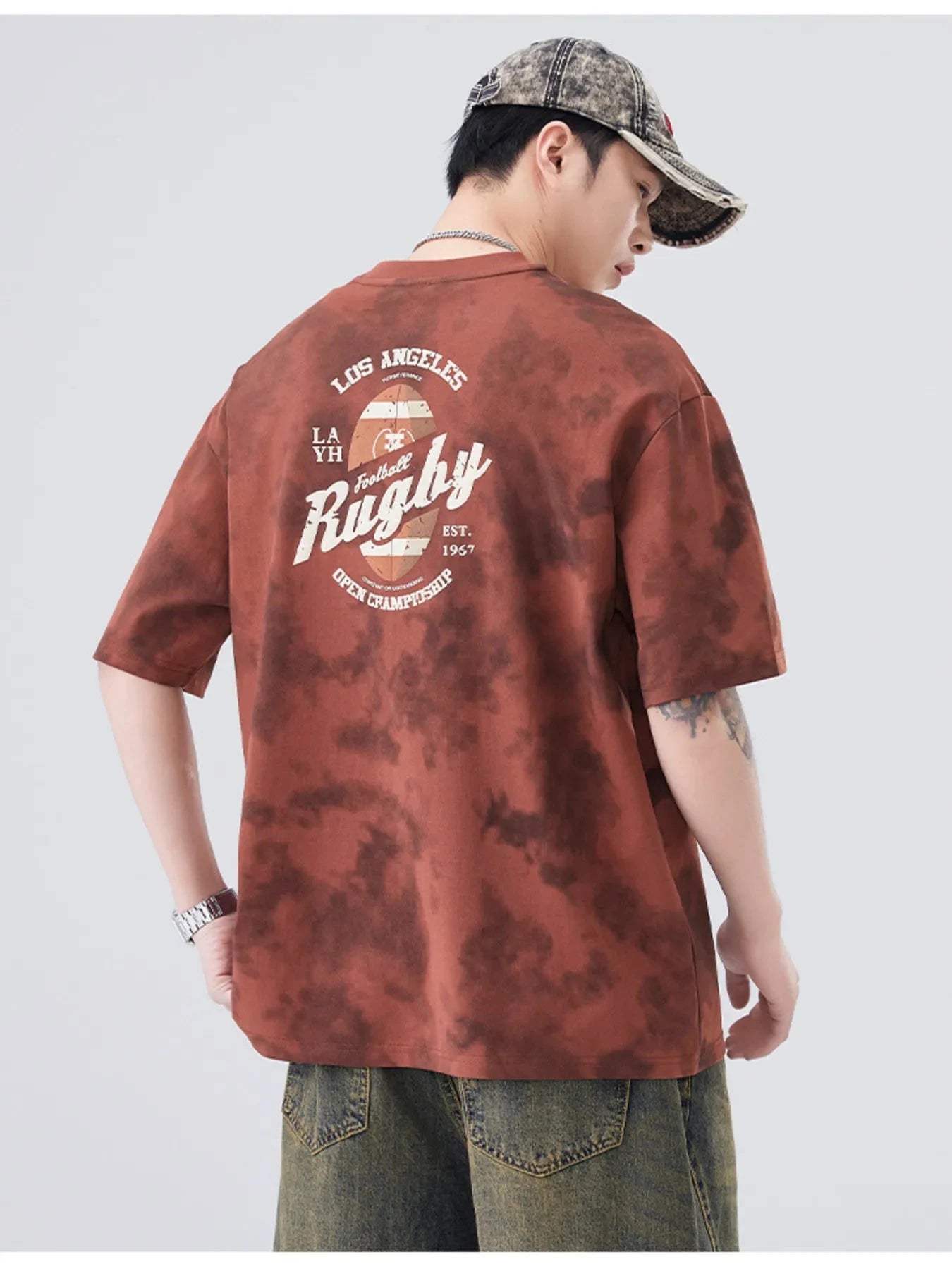 Men's Plus Size Round Neck Short Sleeve T-Shirt