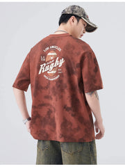 Men's Plus Size Round Neck Short Sleeve T-Shirt