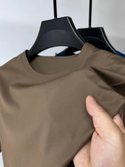 Men's Plus Size Round Neck Short Sleeve T-Shirt