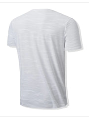 Men's Plus Size Round Neck Short Sleeve T-Shirt