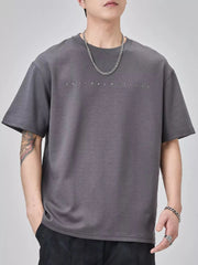 Men's Plus Size Round Neck Short Sleeve T-Shirt