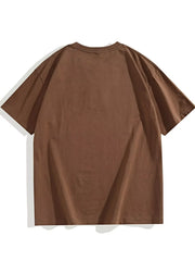 Men's Plus Size Round Neck Short Sleeve T-Shirt