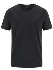 Men's Plus Size Round Neck Short Sleeve T-Shirt Black / M