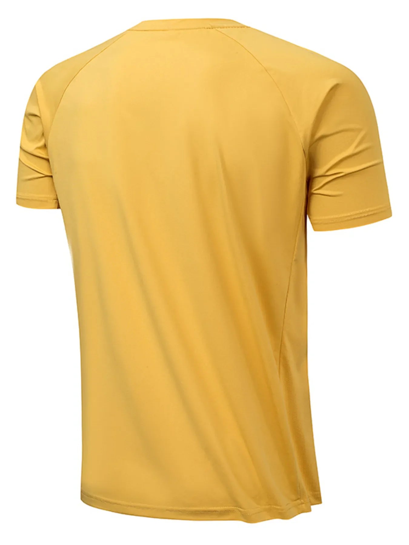 Men's Plus Size Round Neck Short Sleeve T-Shirt Sherbet / M