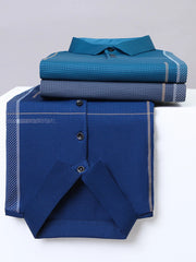 Men's Plus Size Short Sleeve Business Casual Polo Shirt