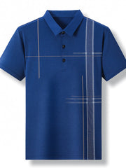 Men's Plus Size Short Sleeve Business Casual Polo Shirt