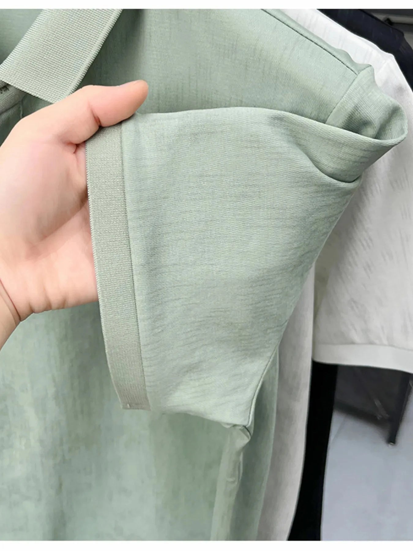Men's Plus Size Short Sleeve Button Detail Polo