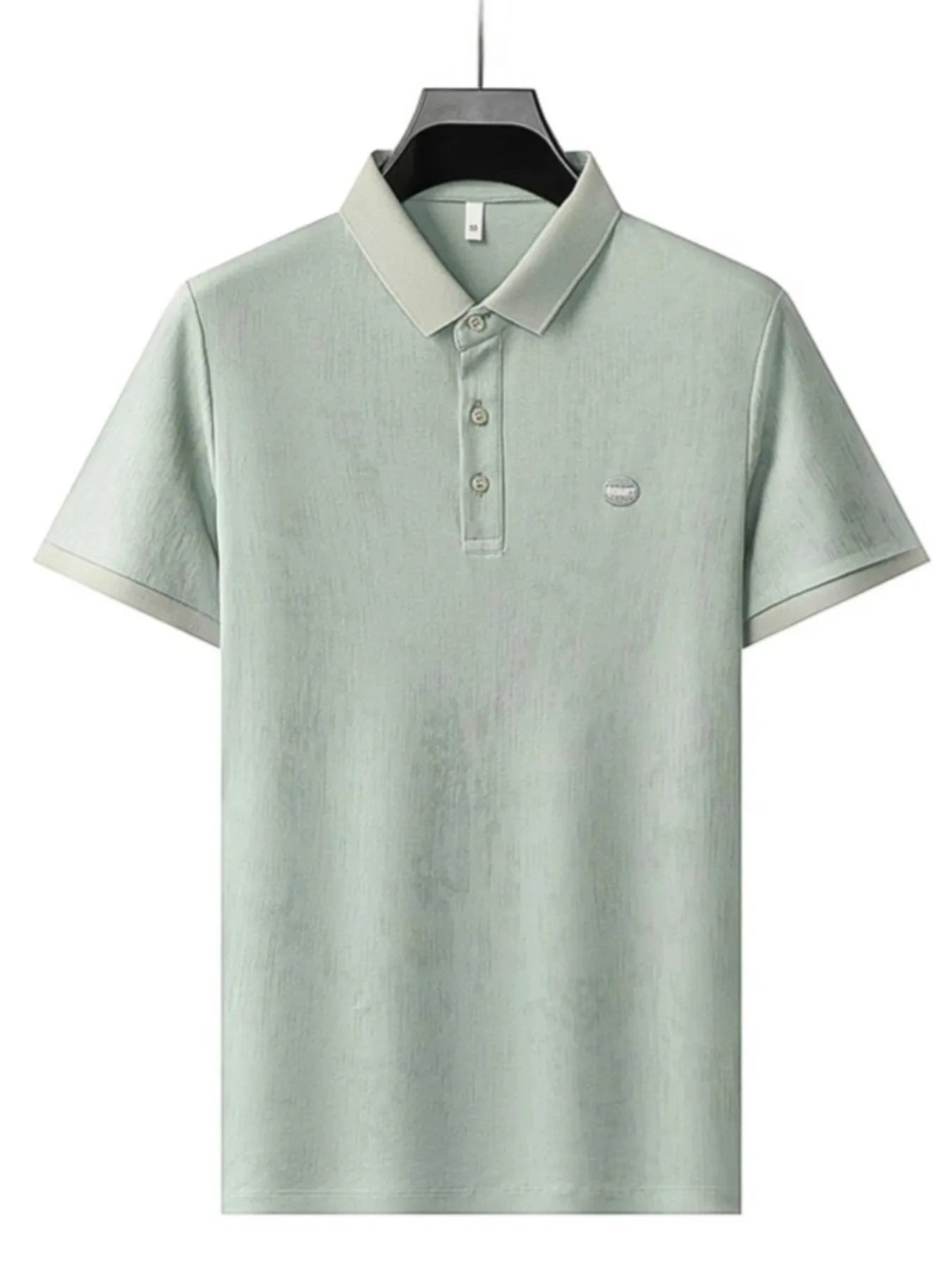 Men's Plus Size Short Sleeve Button Detail Polo