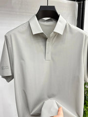 Men's Plus Size Short Sleeve Polo Star Gray / M