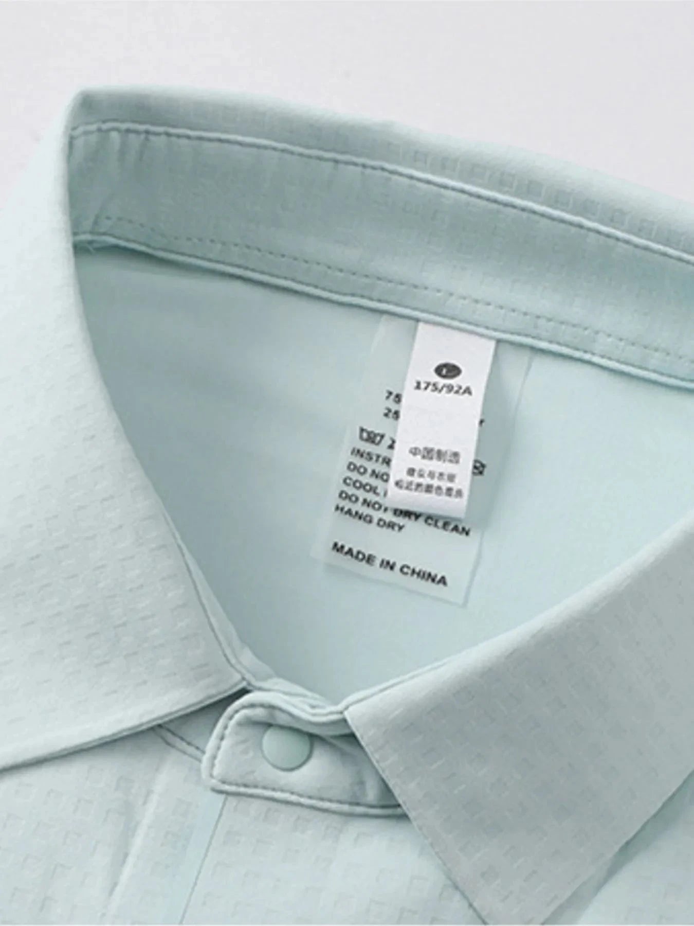 Men's Plus Size Short Sleeve Textured Polo