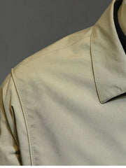 Men's Plus Size Snap Down Long Sleeve Jacket