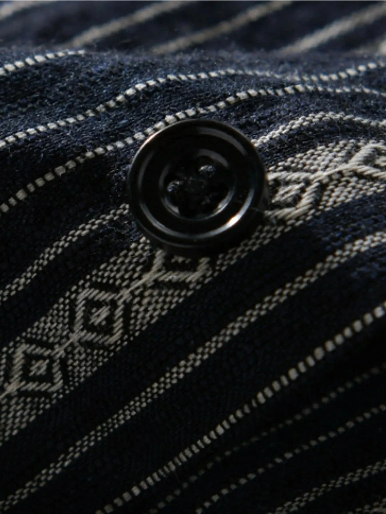 Men's Plus Size Striped Button Up Short Sleeve Shirt