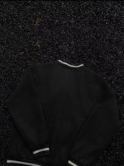 Men's Plus Size Striped Long Sleeve Jacket