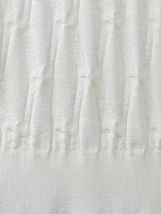 Men's Plus Size Textured Round Neck Short Sleeve Knit Top