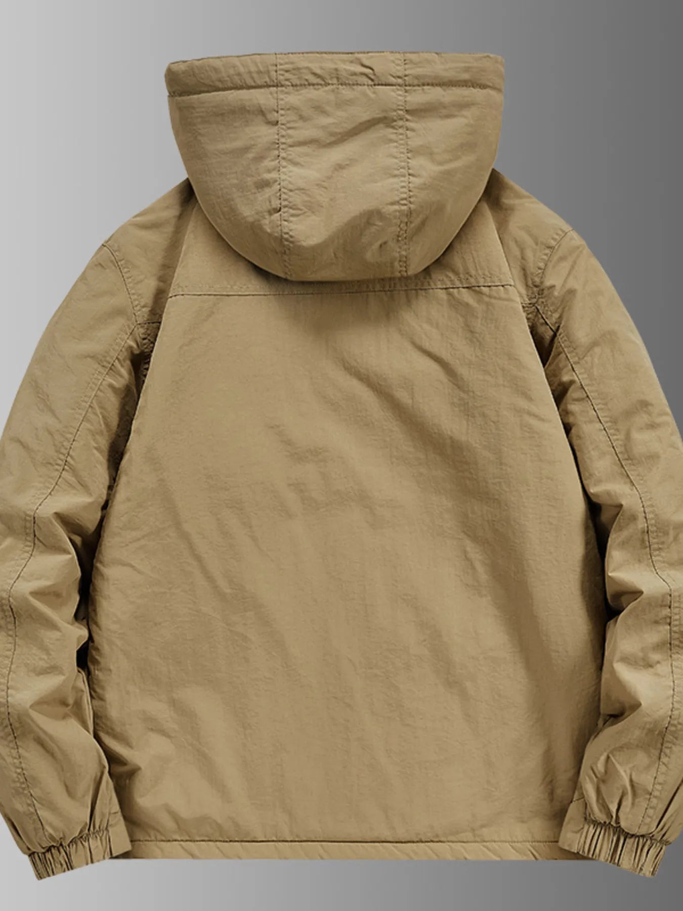 Men's Plus Size Waterproof Hooded Outdoor Jacket