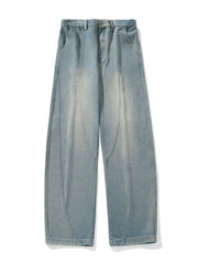 Men's Plus Size Wide Leg Jeans