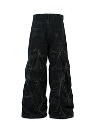 Men's Plus Size Wide Leg Jeans