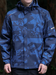 Men's Plus Size Windproof Outdoor Jacket Blue / M