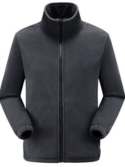 Men's Plus Size Zip Up Hooded Jacket