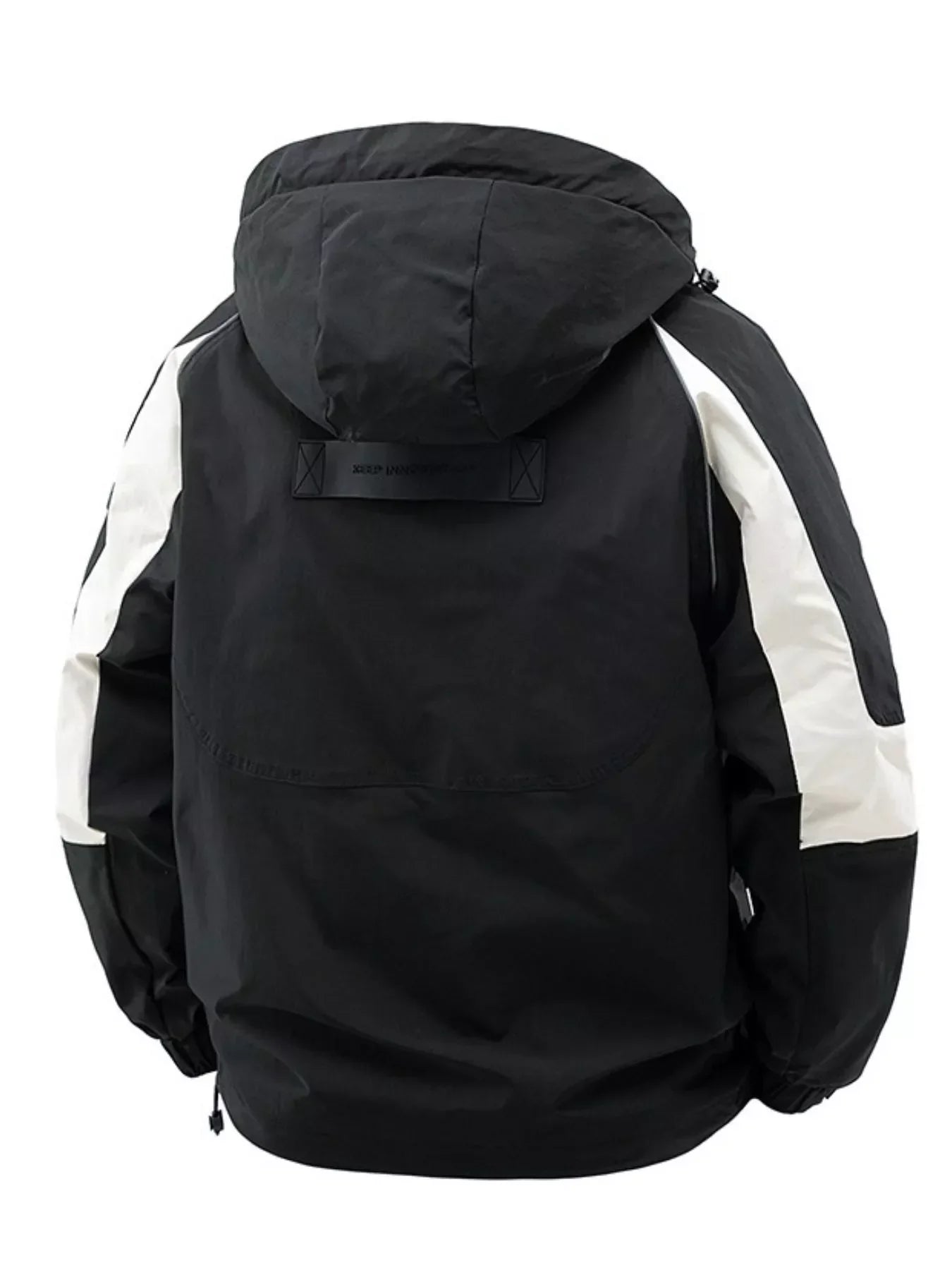 Men's Plus Size Zip Up Hooded Outdoor Jacket