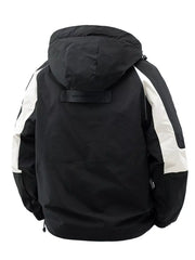 Men's Plus Size Zip Up Hooded Outdoor Jacket