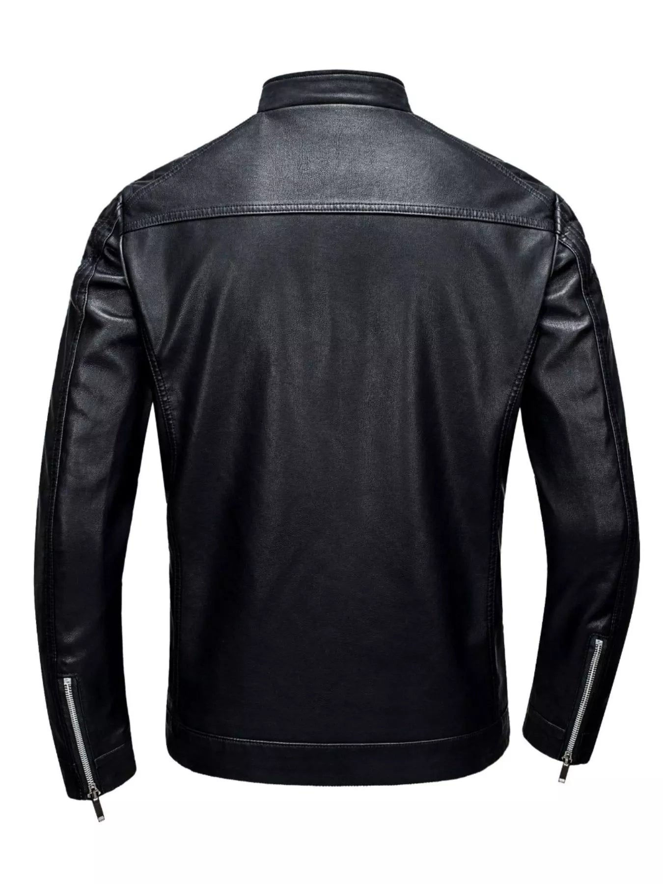 Men's Plus Size Zip Up Long Sleeve Jacket