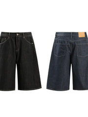 Men's Pocketed Loose Fit Denim Shorts