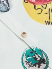 Men's Printed Button Up Shirt