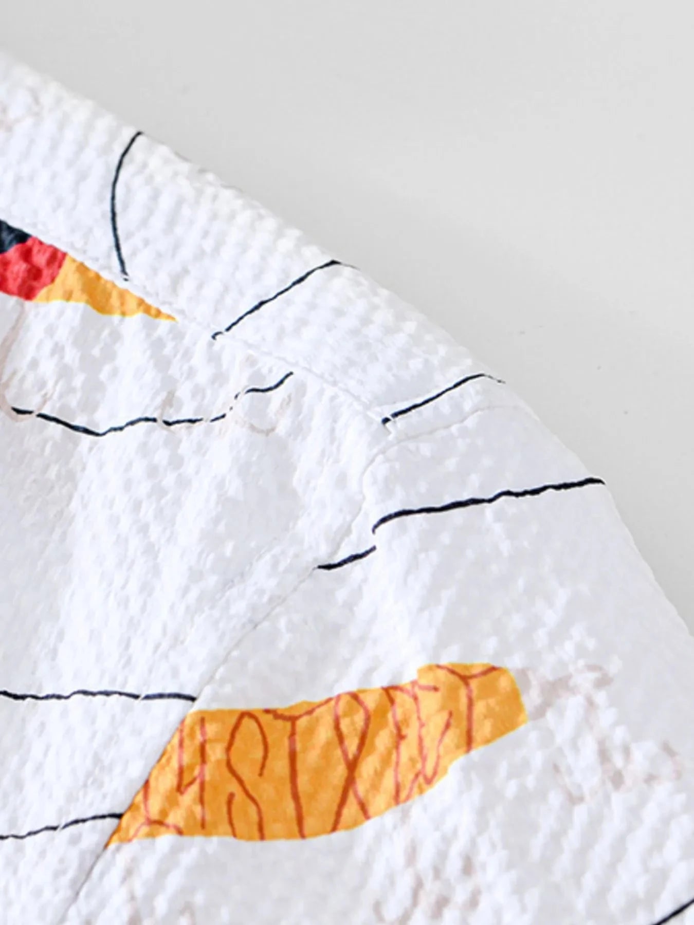 Men's Printed Button Up Short Sleeve Shirt