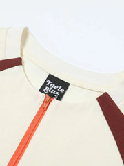 Men's Quarter Zip Short Sleeve T-Shirt