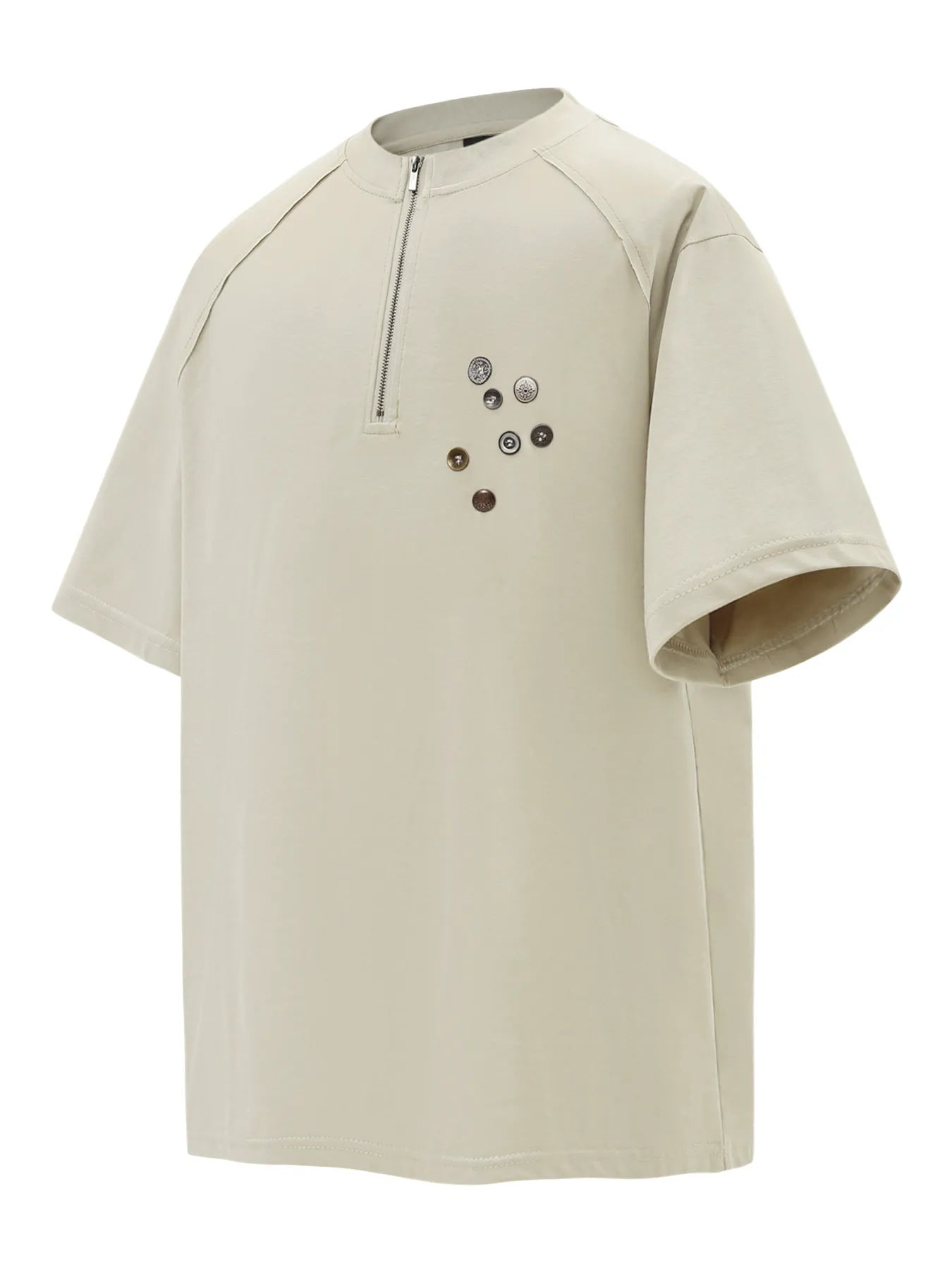 Men's Quarter-Zip Short Sleeve T-Shirt