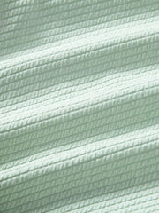 Men's Ribbed Short Sleeve Shirt and Shorts Set