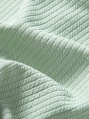 Men's Ribbed Short Sleeve Shirt and Shorts Set