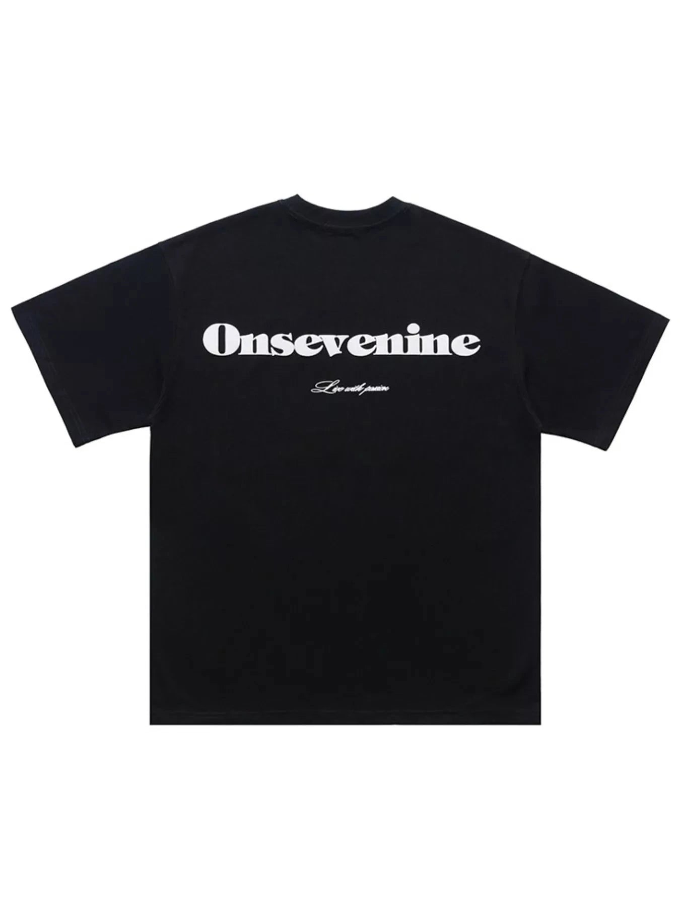 Men's Round Neck Half Sleeve T-Shirt Black / S