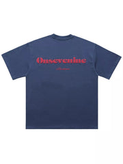 Men's Round Neck Half Sleeve T-Shirt Royal Blue / S