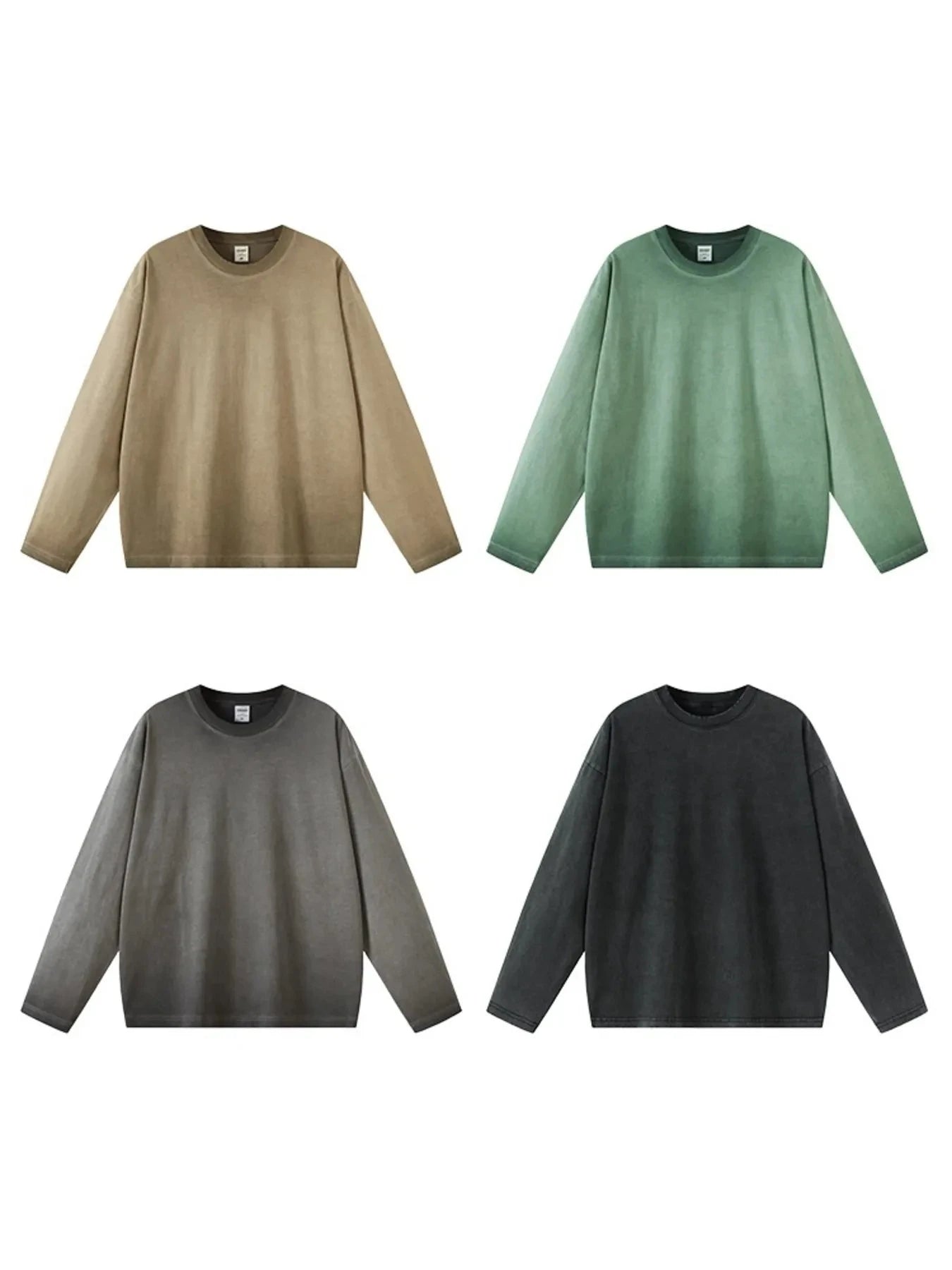 Men's Round Neck Long Sleeve T-Shirt