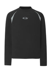 Men's Round Neck Long Sleeve T-Shirt Black / M