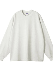 Men's Round Neck Long Sleeve T-Shirt White / S