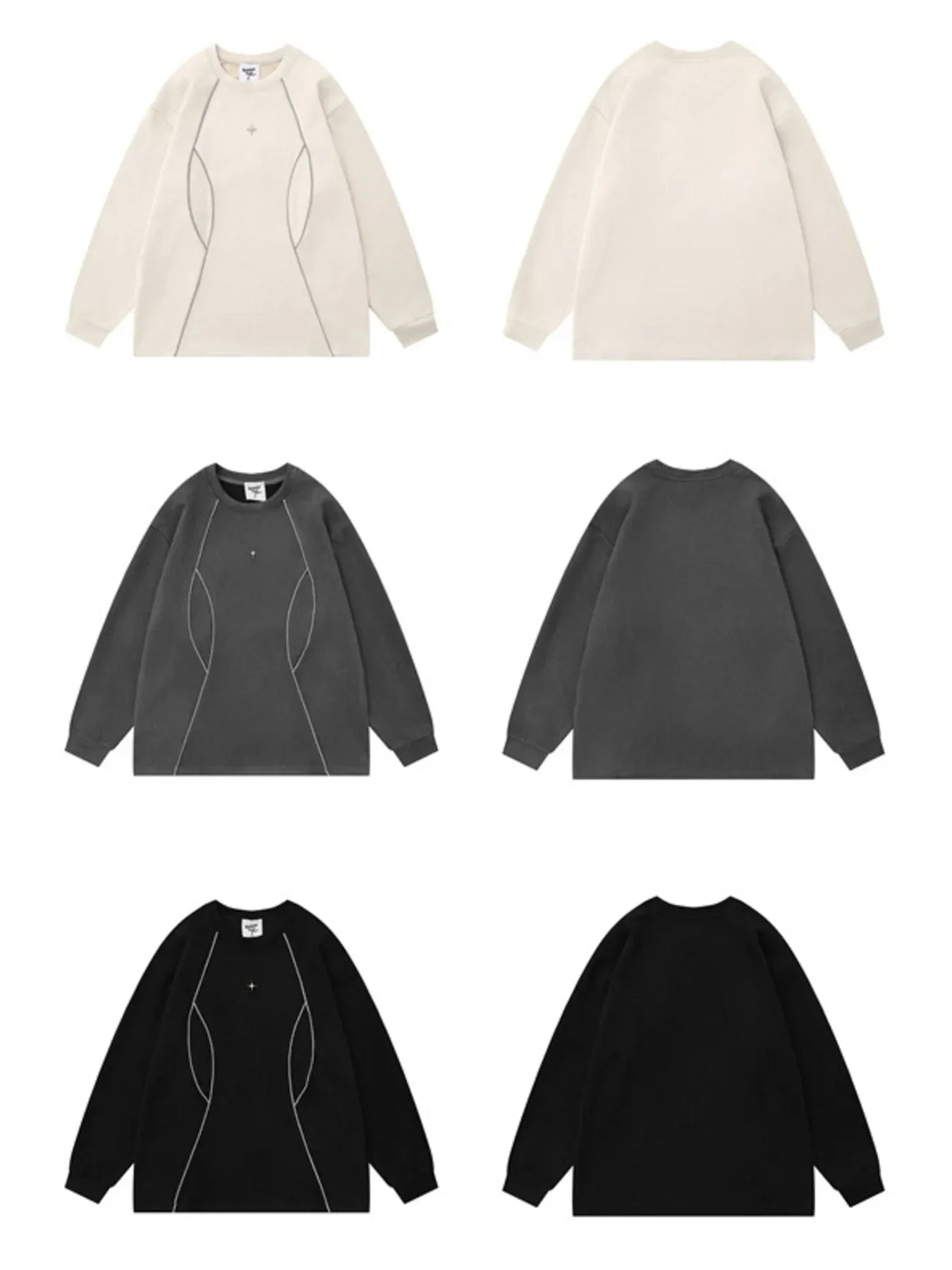 Men's Round Neck Long Sleeve Top