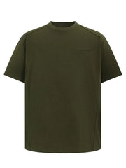 Men's Round Neck Short Sleeve T-Shirt Army Green / S