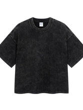 Men's Round Neck Short Sleeve T-Shirt Black / S