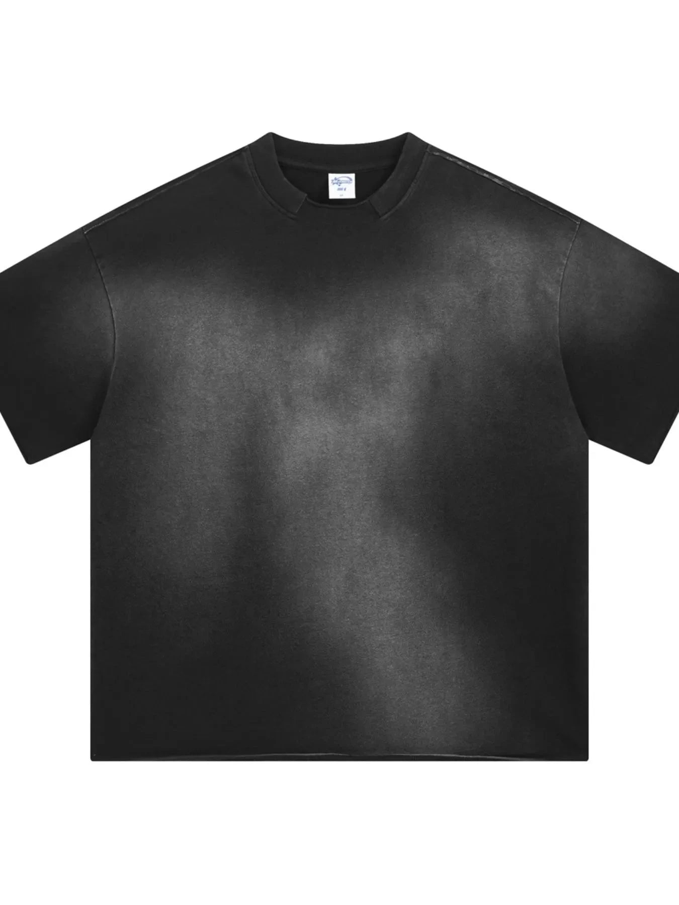 Men's Round Neck Short Sleeve T-Shirt Black / S