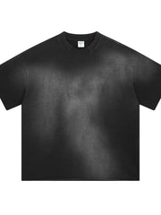 Men's Round Neck Short Sleeve T-Shirt Black / S