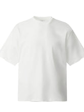 Men's Round Neck Short Sleeve T-Shirt Flower Gray / S