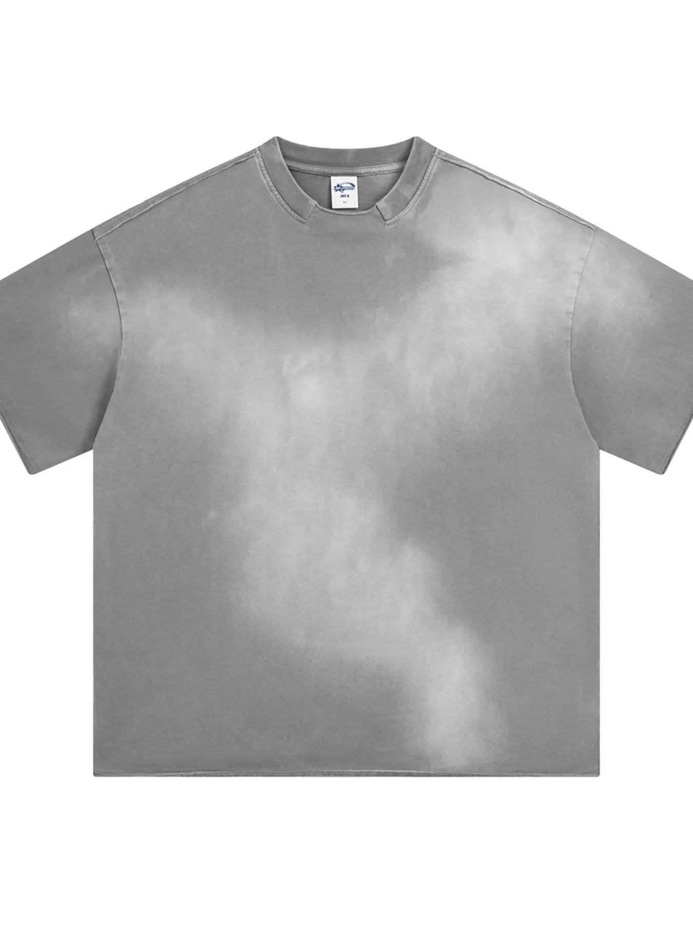 Men's Round Neck Short Sleeve T-Shirt Gray / S