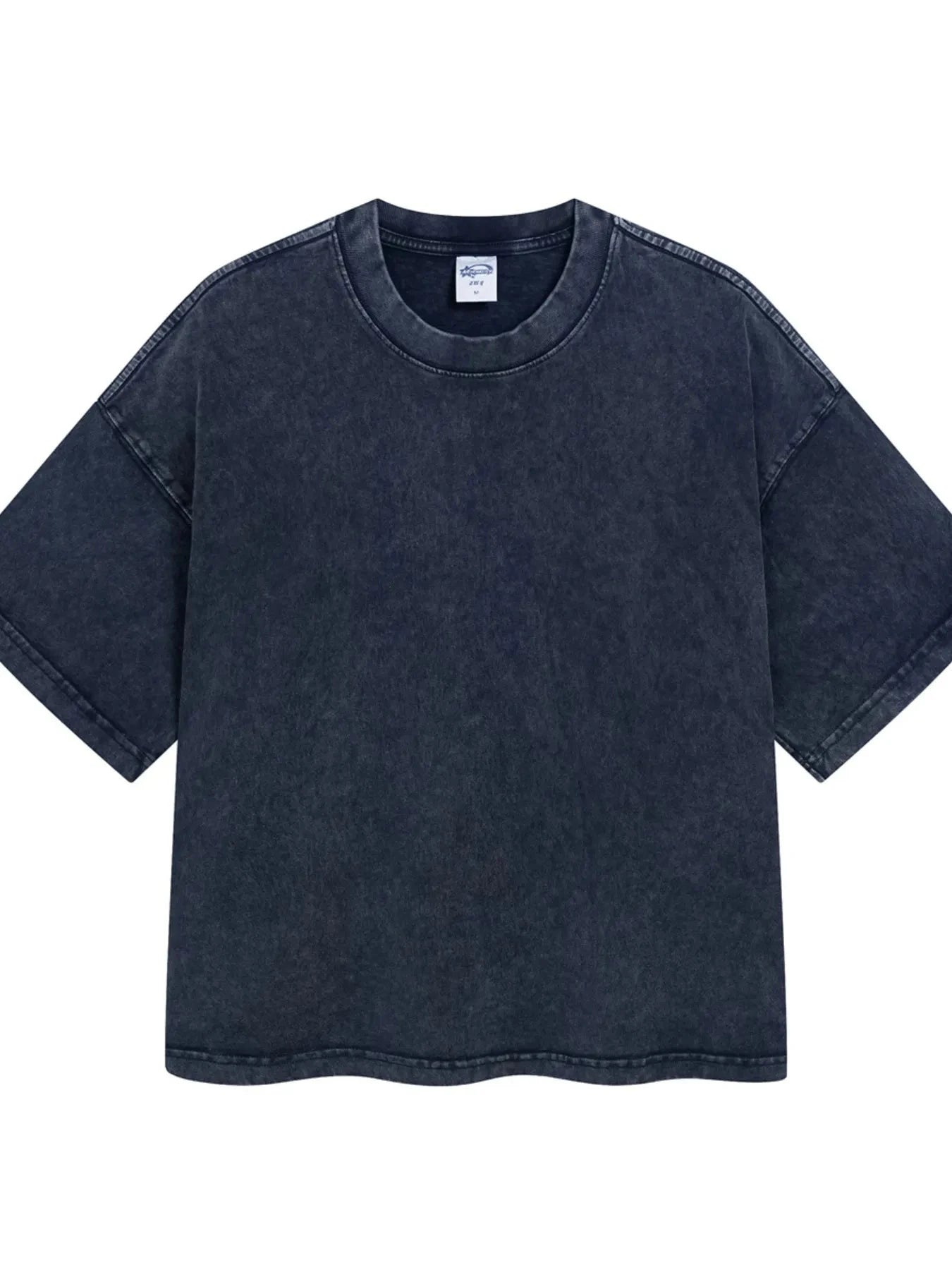 Men's Round Neck Short Sleeve T-Shirt Navy / S